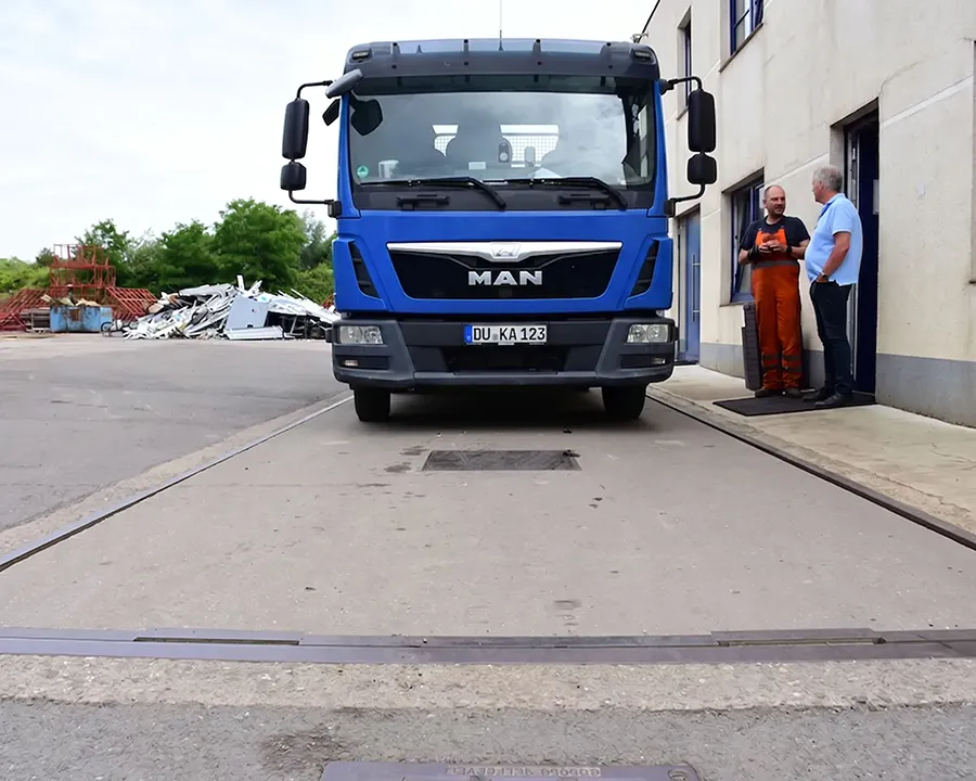 LKW-Waage Schrottplatz